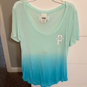 PINK Ombré Blue Shirt